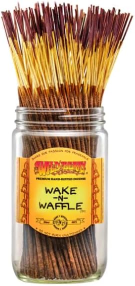 Wild Berry Incense Sticks - Hand Dipped in The USA (100 Count) (Wake -N- Waffle)
