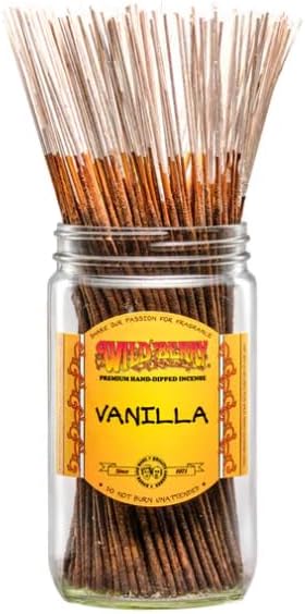 Wild Berry Incense Sticks - Hand Dipped in The USA (100 Count) (Vanilla)