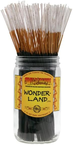 Wild Berry Incense Sticks - Hand Dipped in The USA (100 Count) (Wonderland)