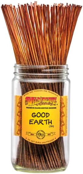 Wild Berry Incense Sticks - Good Earth - Hand Dipped in The USA (100 Count) (Good Earth)