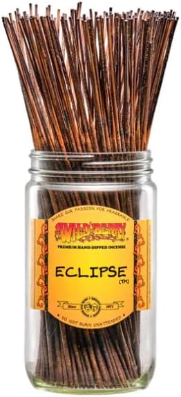 Wild Berry Incense Sticks - Hand Dipped in The USA (100 Count) (Eclipse)