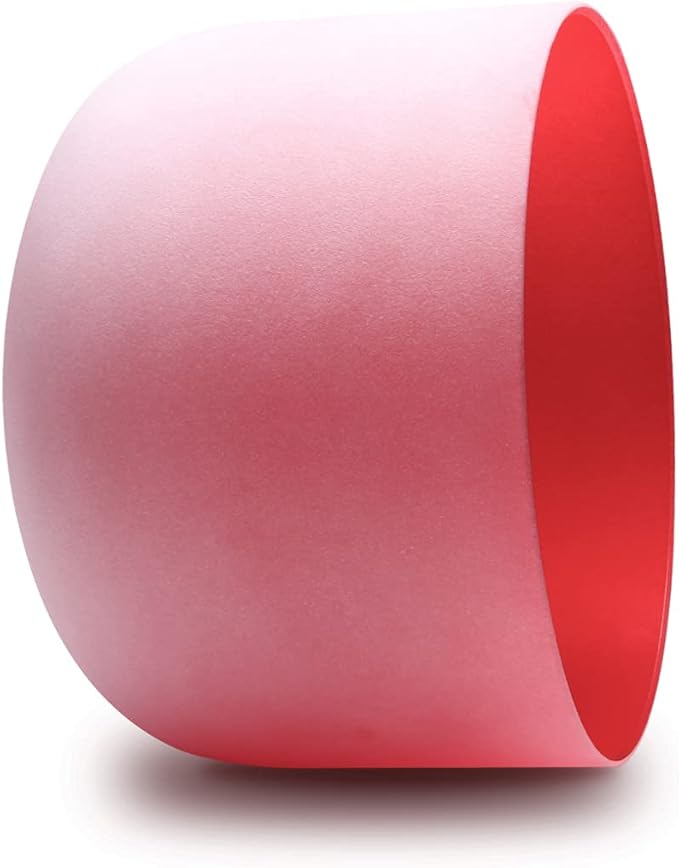 FMTY 10inch Crystal Singing Bowls set prefect pitch(±10HZ) Red(Root)+ Indigo(3Rd Eye) with Soft Carrying Bag Sound Bowls Chakra Bowl