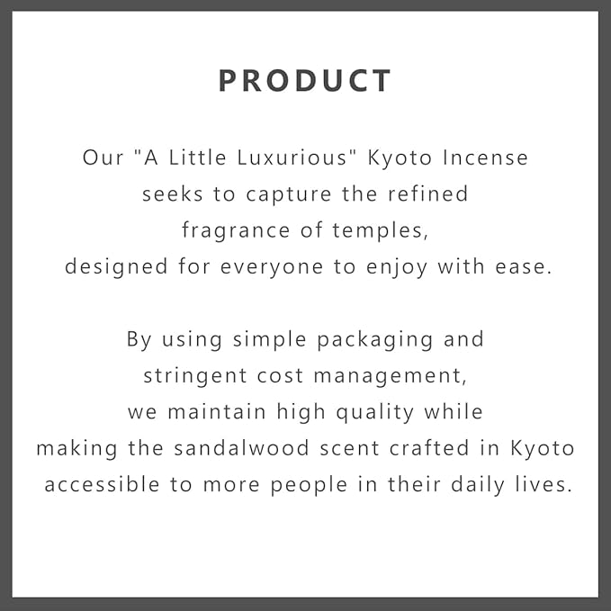 Kyoto Agarwood Incense Sticks - Japanese Temple Aroma, Ideal for Relaxation & Meditation, Approx. 60 Sticks (0.44 Pounds) - Premium Quality Incense for Spiritual & Home Use Nagomikobo