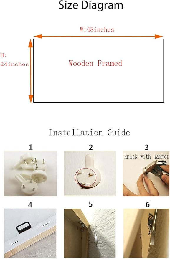 Ardemy Framed Canvas Wall Art Lotus Flower Painting for Living Room Blue Landscape Zen Butterfly Nature Artwork Bedroom Kitchen Dining Room Home Office Spa Wall Decor, Large 48"x24"