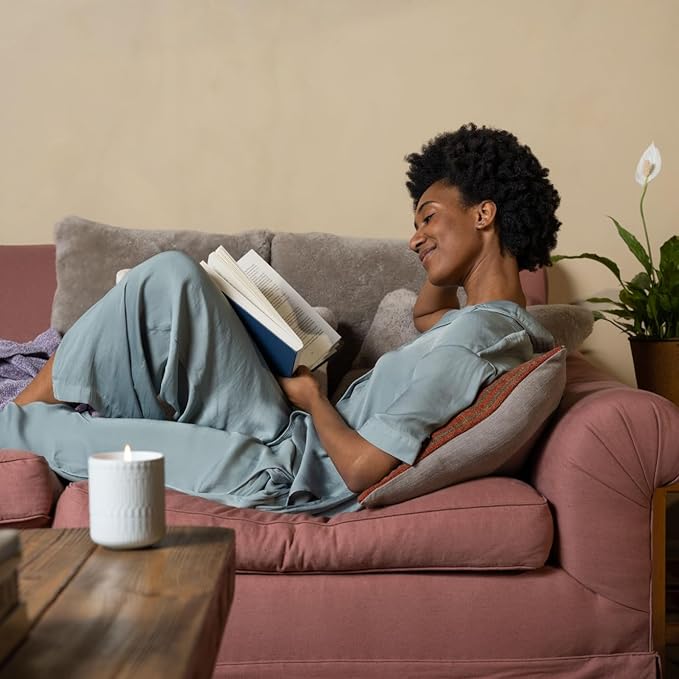 Siblings Candle Making Kit | DIY Coconut-Soy Wax Candle Kit with Wooden Wick | Scent No 03: Tangerine, Jasmine, Vetiver | Clean, Non-Toxic, Reusable, 60 Hr Burn