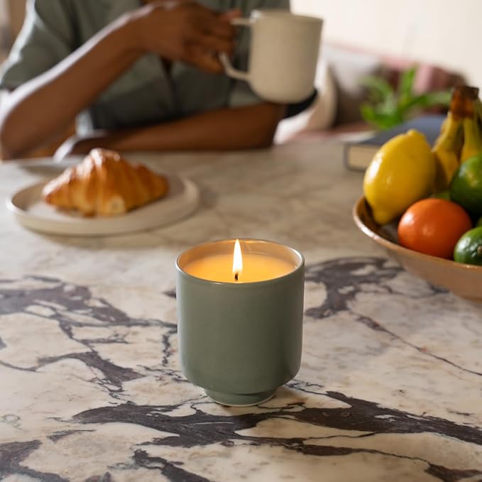 Siblings Candle Making Kit | DIY Coconut-Soy Wax Candle Kit with Wooden Wick | Scent No 07: Ginger, Pink Grapefruit, Rhubarb | Clean, Non-Toxic, Reusable, 60 Hr Burn