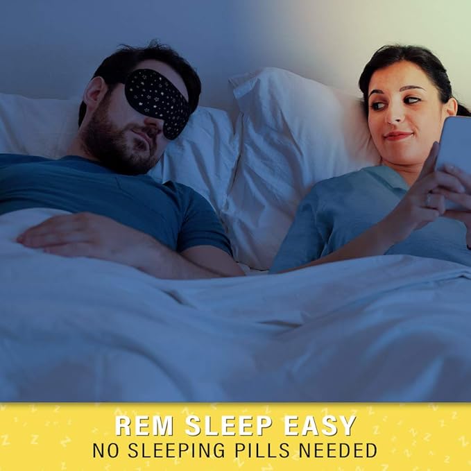 Silk Sleep Eye Mask for Men Women, Comfortable Super Soft Eye Mask with Adjustable Strap, 100% Pure Silk, Works with Every Nap Position, Ultimate Sleeping Aid Blindfold, Blocks Light, Jersey Slumber