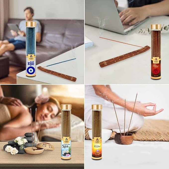 The Aroma Factory Strawberry Shine (0% Charcoal) Incense Sticks Agarbatti (Pack of 100)