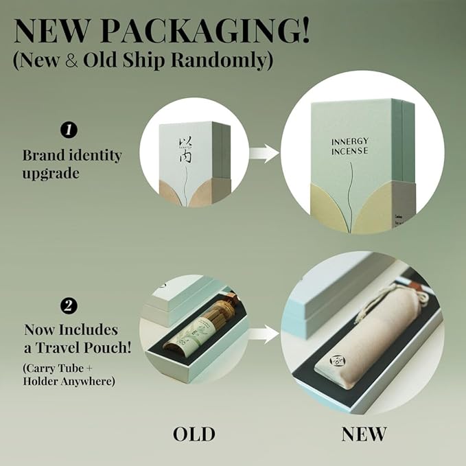 Cleanse & Ground - Innergy White Sage Incense Sticks, Natural Herbal Blend for Spiritual Cleansing