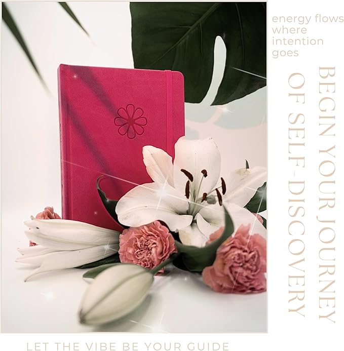 Her Vibe Journal | 13-Week Guided Mindfulness Journal for Women | Fresh Daily Prompts, Activities & Inspiration | Elegant Design & Illustrations | Nurture Self-Love & Wellness | A5 | Gift Box Included
