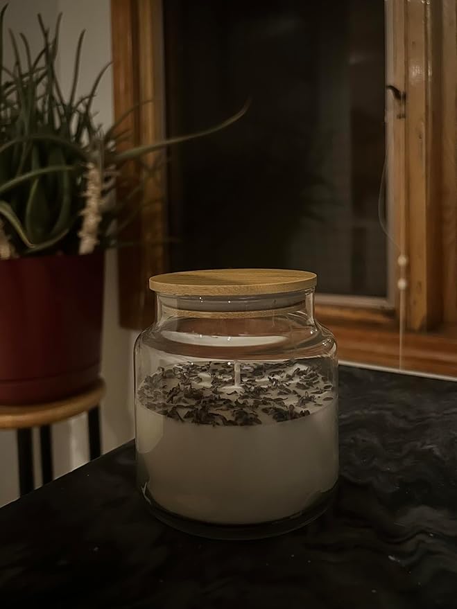 Vanilla and Lavender Infused Candle | 100% Organic Soy - Luxury Holiday Decor | The Candle Stop Shop