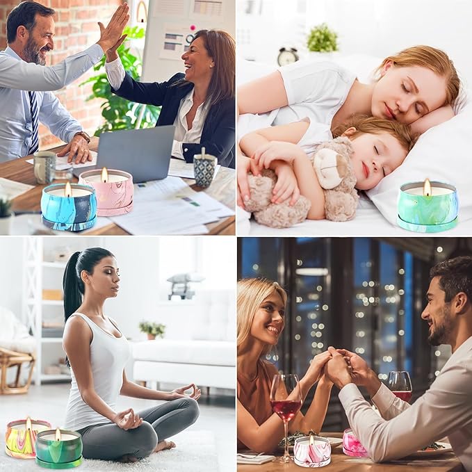 36 Pack Scented Candles Set for Home, Relaxing Stress Relief, Aromatherapy - Natural Soy Wax and Fragrance - Gifts for Women, Mom, Best Friend, Wife, Birthday