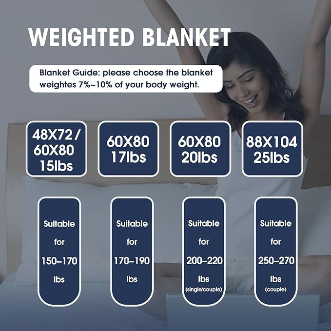 yescool Weighted Blanket for Adults (17 lbs, 60" x 80", Pink Grey) Cooling Heavy Blanket for Sleeping Perfect for 160-180 lbs, Queen Size Breathable Blanket with Premium Glass Bead, Machine Washable