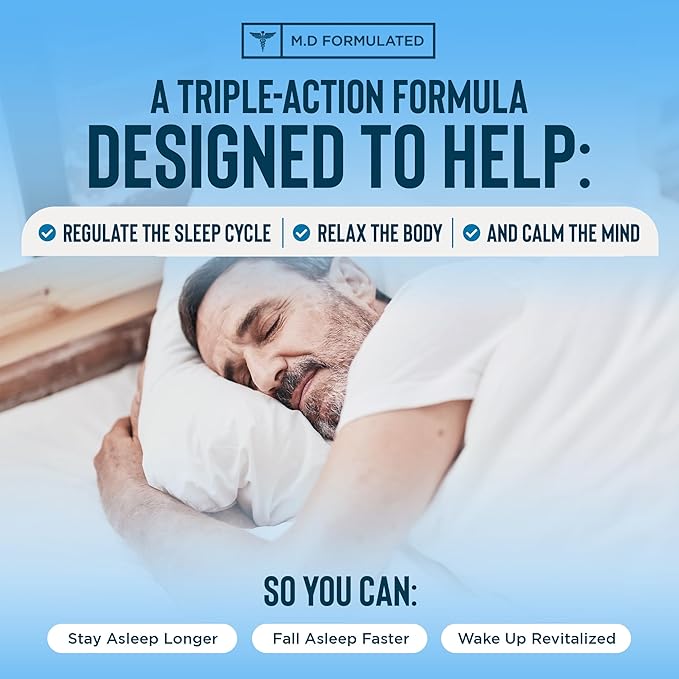 Relaxium Sleep Aid for Adults, Melatonin 5mg with Magnesium Glycinate, Sleep-Promoting Valerest & Ashwagandha, Non-Habit Forming Sleep Supplement, 60 Capsules, 30-Day Supply