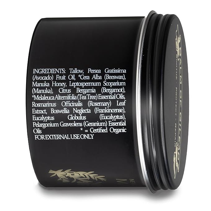 BALM OF GILEAD Manuka Eczema Honey Cream - Moisturizer for Sensitive Skin, Eczema, Psoriasis & Dermatitis - Manuka Honey Ointment, Grassfed Tallow