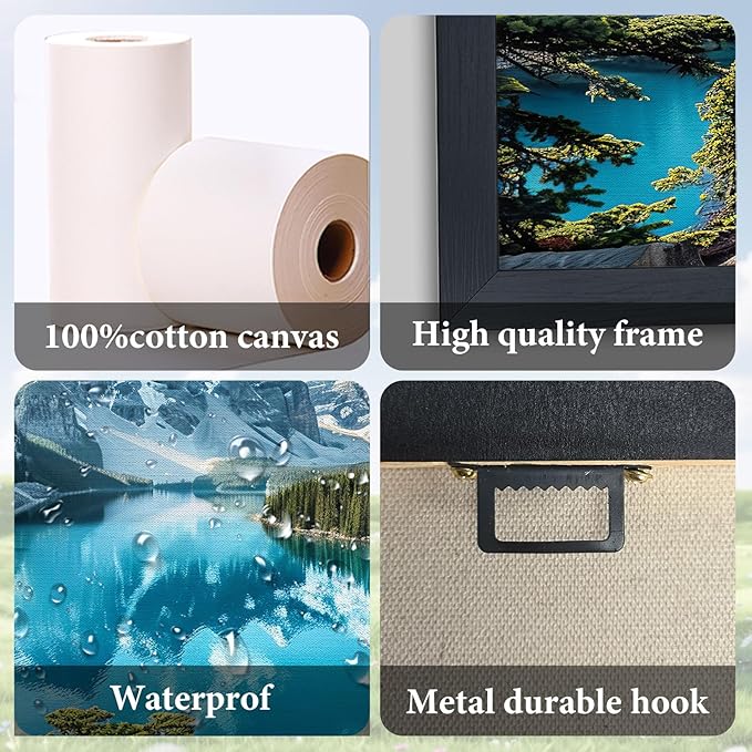 Octopus Wall Art Blue Space Octopus Pictures Wall Decor Galaxy Canvas Prints Framed Artwork Paintings Coastal Home Office Decorations for Living Room Bedroom Dinning Room 60"x30"