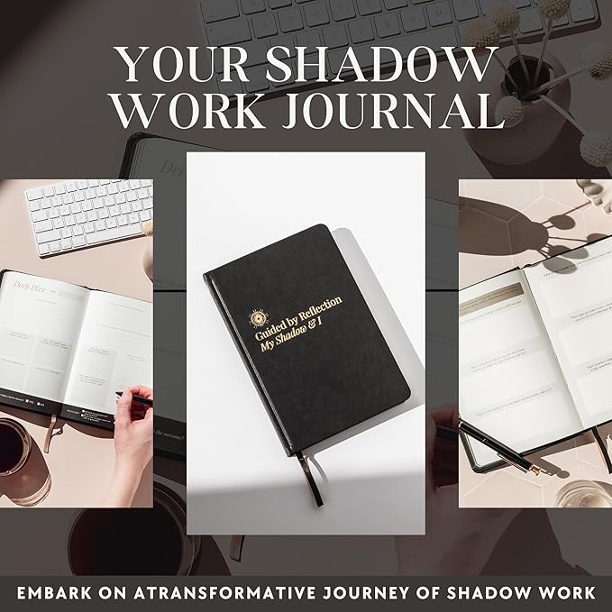 Shadow Work Journal & Workbook (Premium) for Personal Growth, Healing - Guided Audio, Exercises for Self-Reflection, Inspired by Carl Jung, Mindfulness & Mental Health