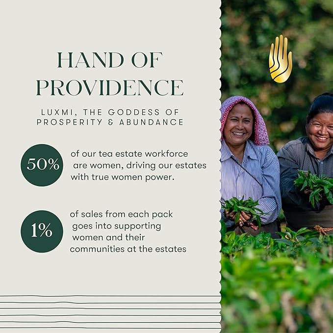Luxmi Estates Garo Hills Earl Grey Tea 100gm Tin | Certified Organic Black Tea
