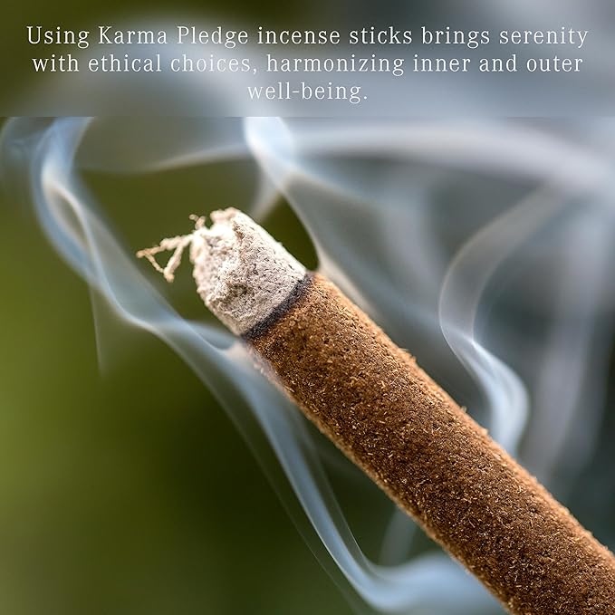 Incense Sticks, Cherry Blossom Incense, Made with Natural Ingredients, Hand Rolled Aromatic Masala, 40 Stick Pack, 45-60 Minute Burn Time, Best for Home Fragrance, Meditation, Yoga, Spiritual Healing