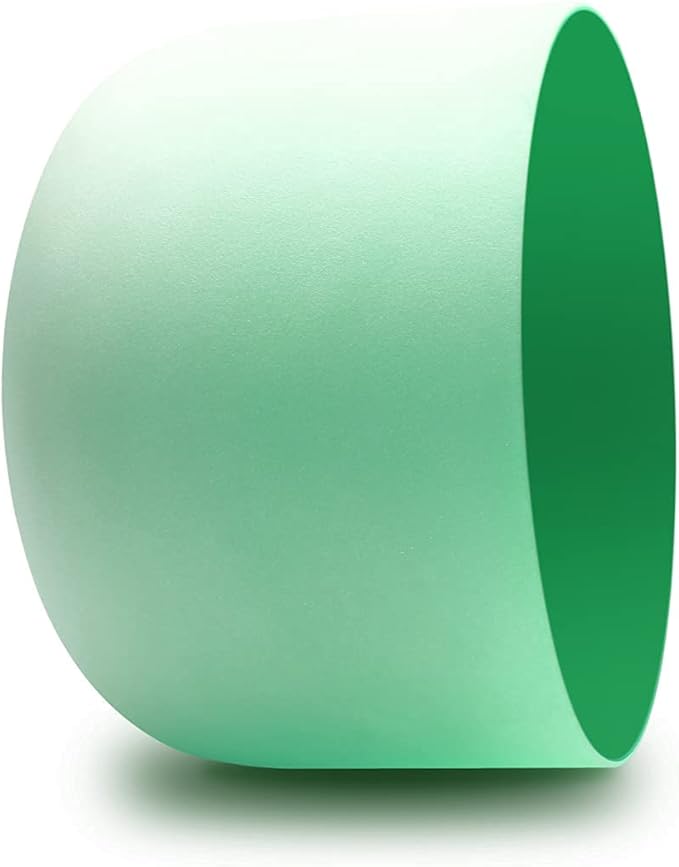 FMTY 10inch Crystal Singing Bowls set prefect pitch(±10HZ) Green(Heart)+ Indigo(3rd Eye) with Soft Carrying Bag Sound Bowls Chakra Bowl