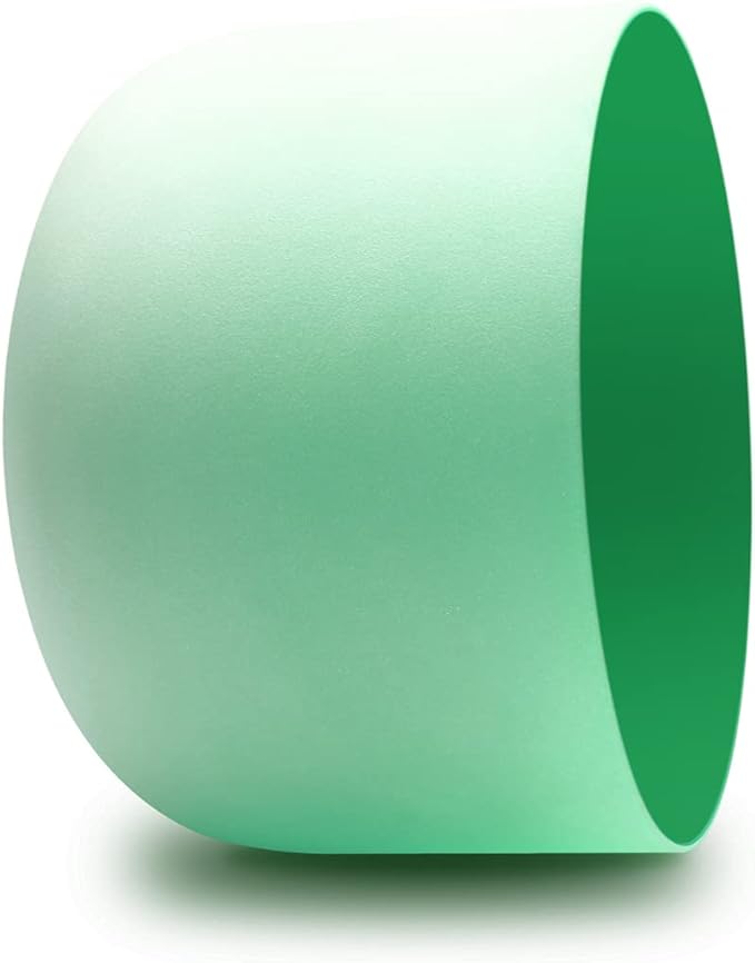 FMTY 10inch Crystal Singing Bowls set prefect pitch(±10HZ) Red(Root)+ Green(Heart) with Carrying Bag Sound Bowls Chakra Bowl