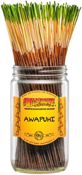 Wild Berry Incense Sticks - Awapuhi - Hand Dipped in The USA (100 Count) (Awapuhi)