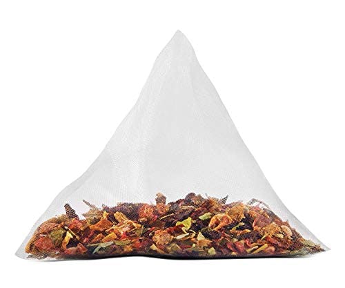 Two Leaves and a Bud Alpine Berry Herbal Tea Bags, Naturally Caffeine Free, Whole Leaf Herbal Tea in with Hibiscus in Compostable Sachets, Hot or Iced, 100 Count (Pack of 1)