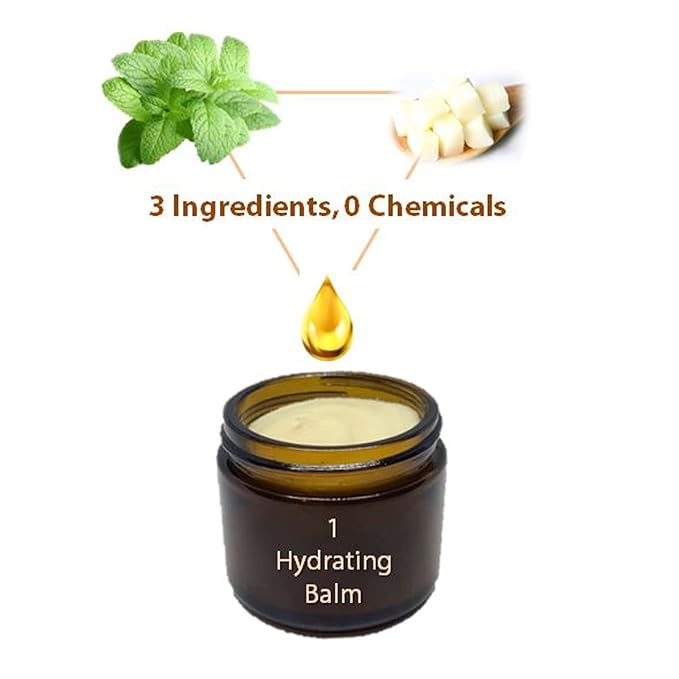 Vintage Tradition Beef Tallow All Purpose Balm - Healing, Hydrating Peppermint Skin Care Salve Replaces Body Lotion, Hand Cream, More - Essential Oil, Olive Oil, and Grass-Fed Tallow, 2 fl. oz.