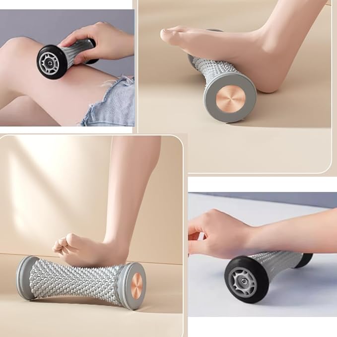 Foot Massager Ball Roller Yoga Roller Muscle Roller Stick for Feet Hand Leg Relaxatio Manual Foot Massager Purple Manual Foot Massagers Purple
