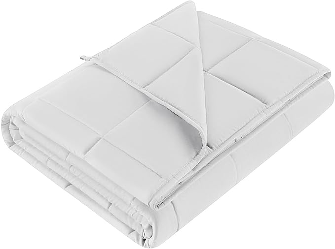 CYMULA Weighted Blanket for Adults (30lbs 88"x104" King Size) - Cooling Breathable Heavy Blankets for Summer Winter - Ultra Microfiber Soft Comfort Blanket with Glass Beads - Gifts for Men/Women
