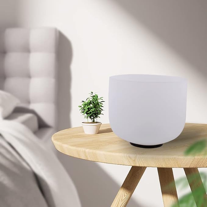 7inch 8inch 9inch Crystal singing bowls set sound bowl for healing Mindfulness, Meditation, Yoga, Spiritual and Body Healing Chakra Bowl (7C+8F+9G, 7inch+8inch+9inch with Travel bag)