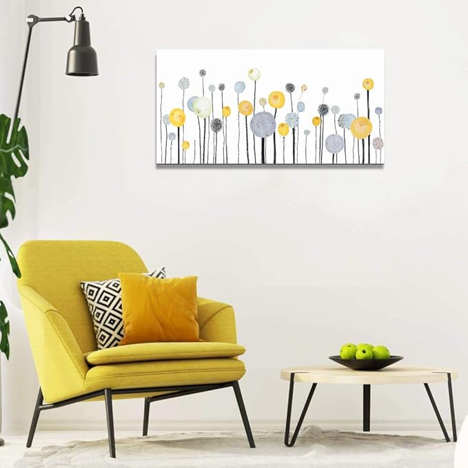 Abstract watercolor painting large framed Canvas Wall Art for living room bathroom Wall Decor Canvas Prints Office kitchen wall Artwork Home Decor Abstract Flowers Pictures bedroom wall Decorations
