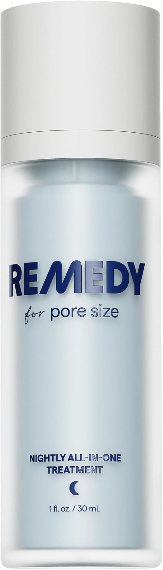 Remedy for Pore Size – Large Pore Minimizer with Retinol, BHA Salicylic Acid, Niacinamide – for Uneven Texture, Pimples, Blackheads, Whiteheads, Sebaceous Filaments – by Dermatologist Dr. Shah