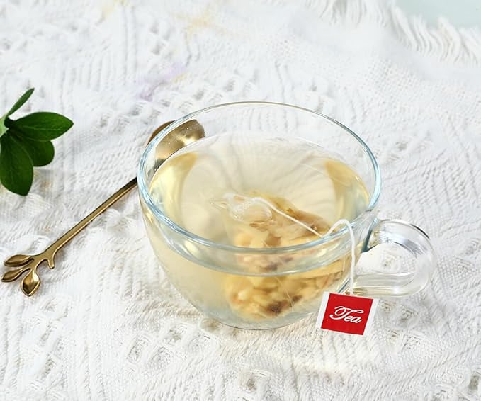 100 Premium Ginger Tea Bags/7.06 Oz, Made with 100% High-Spiciness Ginger Root, Full of Flavor & Spicy, Support Digestion & Boost Immunity, No Additives & Caffeine Free.