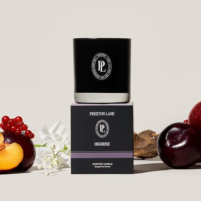 The Scented Candle, Luxury Candle with Vegan, Soy Wax Blend, Highrise, 7.5 Oz