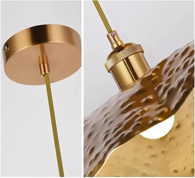 Creative New Chinese Lotus Leaf Pendant with Zen Intention Iron Art Hot Pot Shop Tea Table Retro Tearoom Decoration LightFixture,for Foyer Living Room