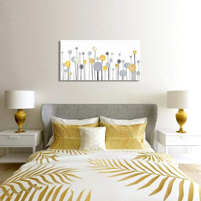 Abstract watercolor painting large framed Canvas Wall Art for living room bathroom Wall Decor Canvas Prints Office kitchen wall Artwork Home Decor Abstract Flowers Pictures bedroom wall Decorations