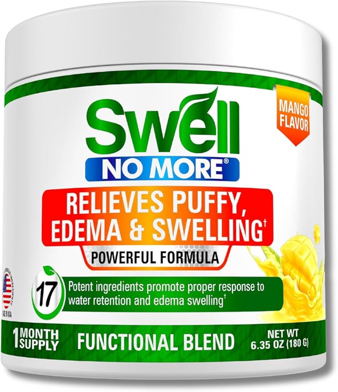 Swollen Feet and Ankles, Reduce Swelling Legs, Edema Relief for Legs, Edema, Ankle Swelling Relief, Water Pills for Swollen Legs, Anti Bloat, Puffy Face Reducer