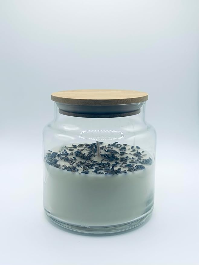 Vanilla and Lavender Infused Candle | 100% Organic Soy - Luxury Holiday Decor | The Candle Stop Shop