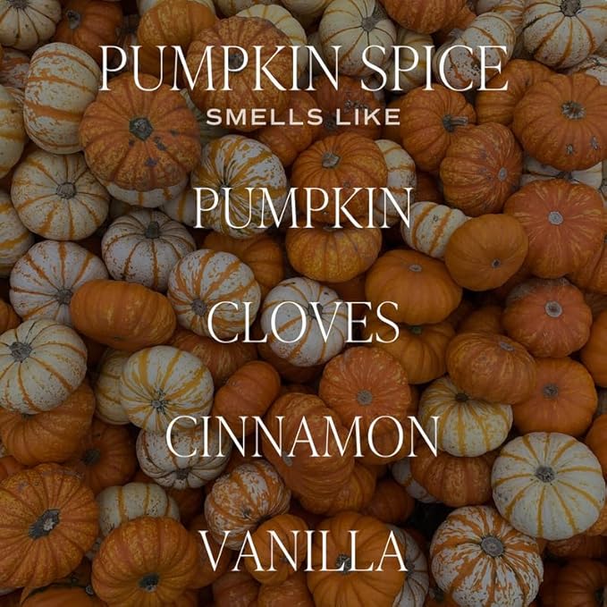 Sweet Water Decor Pumpkin Spice Candle, 12oz Sandstone Glass Jar, Autumn Scented Notes of Pumpkin, Cloves, & Buttercream, 50+ Hour Burn Time, Non-Toxic Soy Wax Blend, Poured in The USA, Cotton Wick
