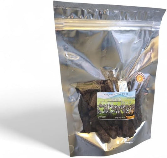 Irish Turf/Peat Incense Bulk Pack of 'Wee Bits' 90g - The Authentic Smell of Ancient Ireland - Irish Gift Idea Made in Ireland