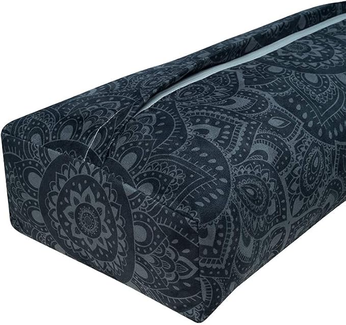 Yoga Design LAB | The Yoga Bolster | Comfortable, Supportive Eco-Friendly Luxury Yoga Cushion | Recycled Plastic Bottle Microfiber | Natural Cotton, Foam Filling