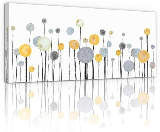 MHARTK66 Large Canvas Wall Art - Living Room, Bedroom, Office, Kitchen Decor - Abstract Watercolor Wall Painting Prints - 30x60 in