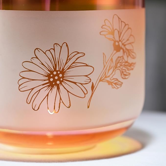 6 inch F note Cosmic Light Clear Orange Butterfly Quartz Crystal Singing Bowl with Mallet & O-ring
