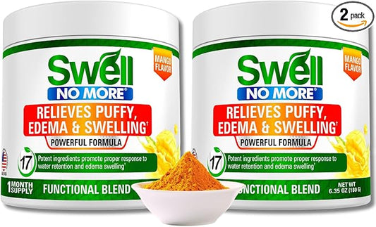 Swollen Feet and Ankles, Reduce Swelling Legs, Edema Relief for Legs, Edema, Ankle Swelling Relief, Water Pills for Swollen Legs, Anti Bloat, Puffy Face Reducer