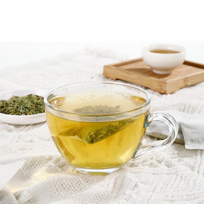 Premium Fennel Tea Bags, 80 Tea Bags. Made with Natural Whole Fennel Seeds, Caffeine Free & No Additives.