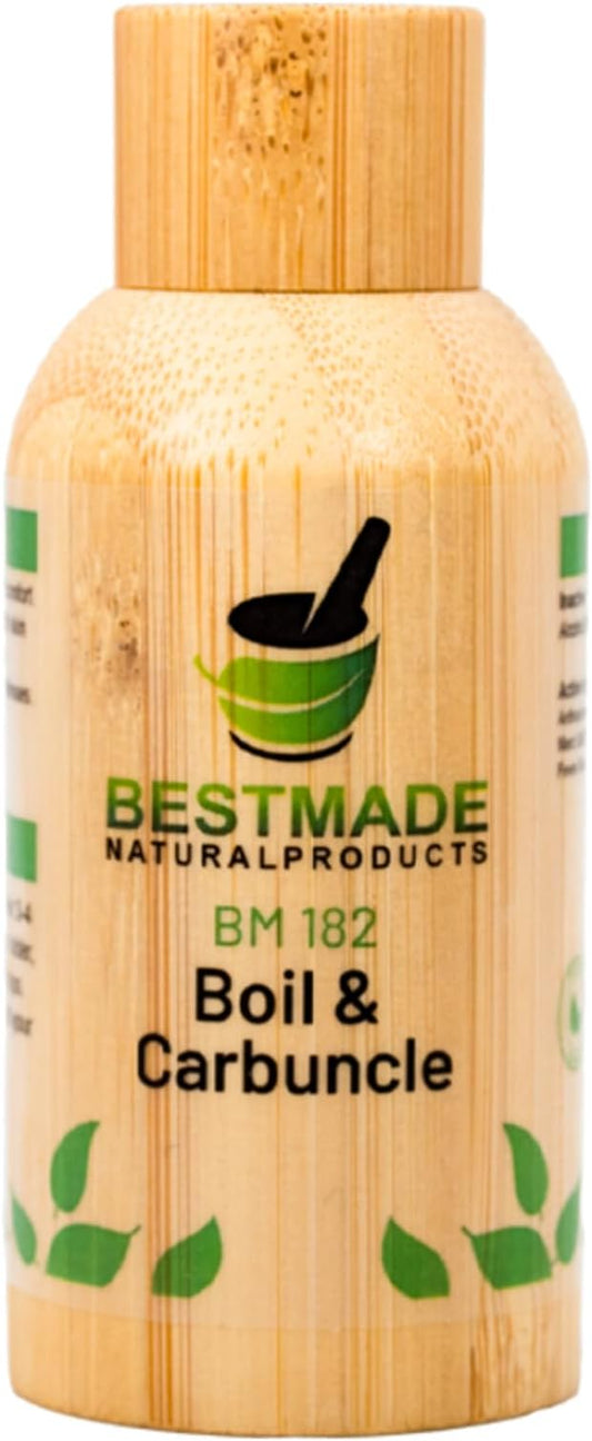 Bestmade Natural Products Boil & Carbuncle BM182 - Maximum Strength Natural Remedy That Helps Remove Boils, 30mL Drops