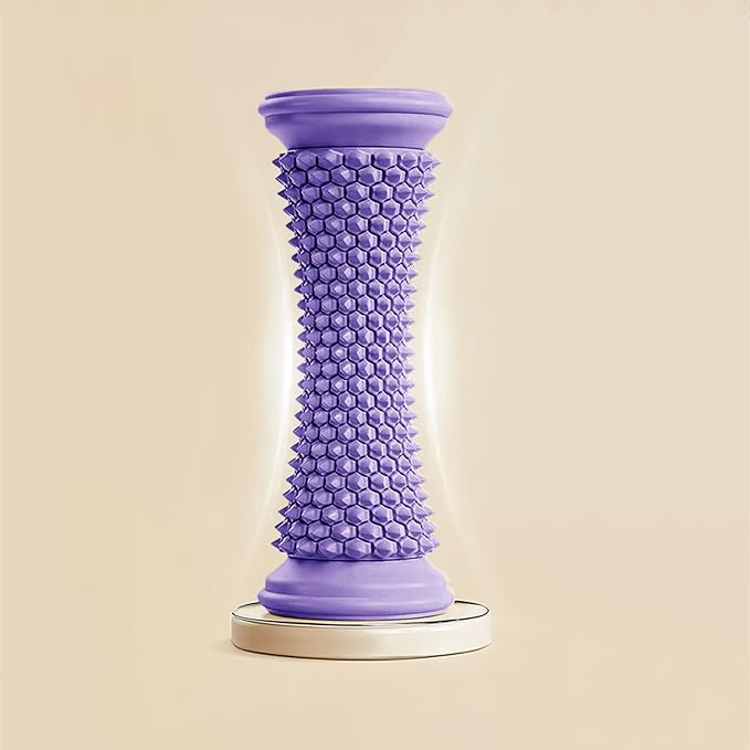 Foot Massager Ball Roller Yoga Roller Muscle Roller Stick for Feet Hand Leg Relaxatio Manual Foot Massager Purple Manual Foot Massagers Purple