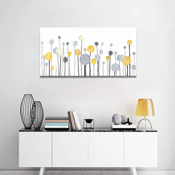Abstract watercolor painting large framed Canvas Wall Art for living room bathroom Wall Decor Canvas Prints Office kitchen wall Artwork Home Decor Abstract Flowers Pictures bedroom wall Decorations