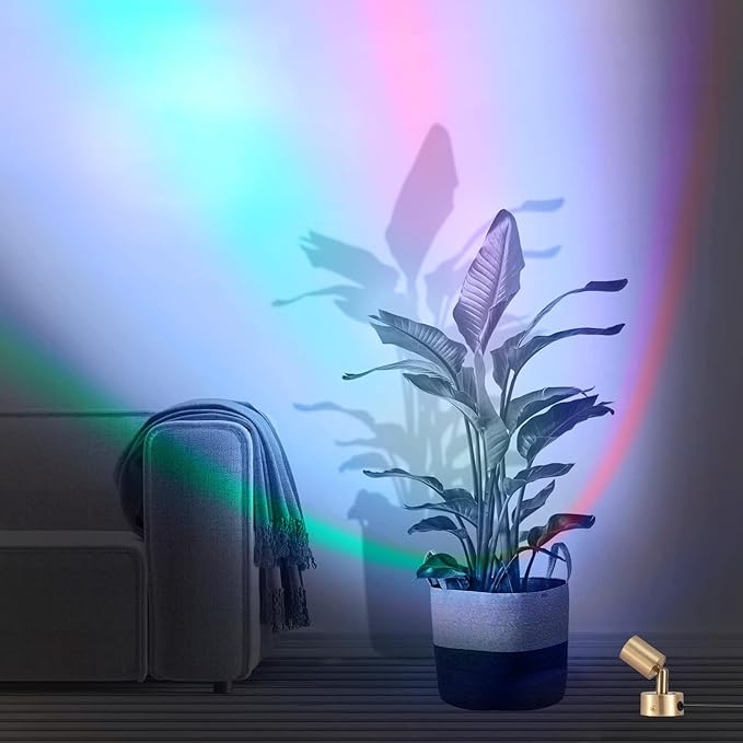 2 Pack LED Spot Lights Indoor Spot Lights Accent Lighting, RGBW Color Changing Up Lights Indoor Remote Control Plant Spotlight